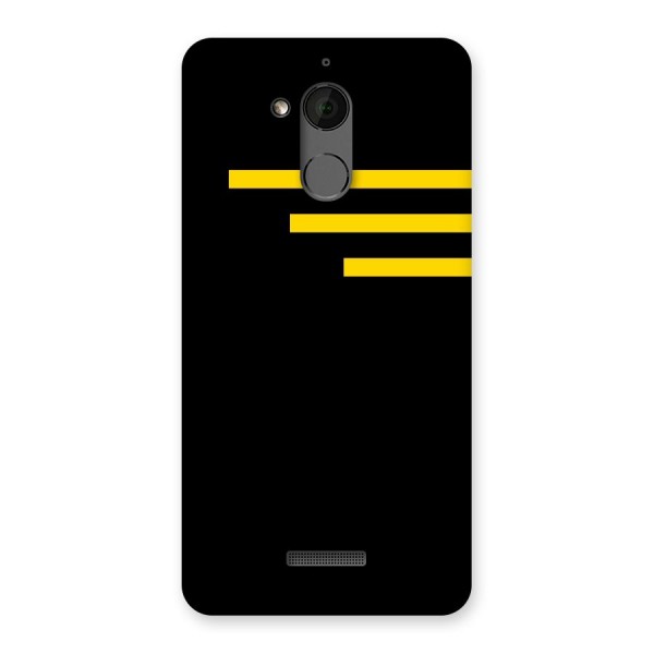 Sports Yellow Stripes Back Case for Coolpad Note 5